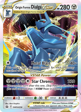 Dialga Originel VSTAR SWSH256/PROMO — Pokémon Promo Épée et Bouclier (SWSHP)