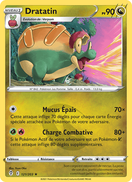 Dratatin 121/237 Pokémon Évolution Céleste (EVS)
