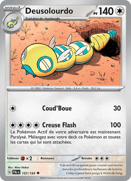 Deusolourdo 157/279 Pokémon Évolutions à Paldea (EV02)