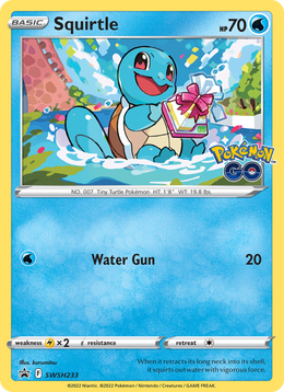 Carapuce SWSH233/PROMO — Pokémon Promo Épée et Bouclier (SWSHP)
