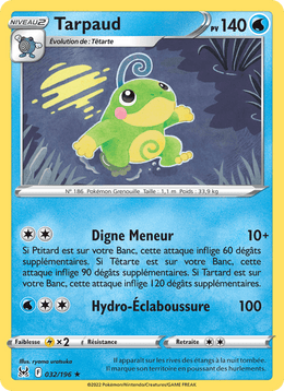 Tarpaud 032/217 Pokémon Origine Perdue (LOR)