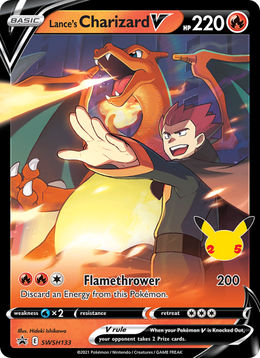 Dracaufeu V de Peter SWSH133/PROMO — Pokémon Promo Épée et Bouclier (SWSHP)