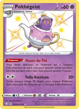 Polthégeist SV053/195 — Pokémon Destinées Radieuses (SHF)