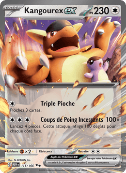 Kangourex-ex 115/207 Pokémon 151 (MEW)