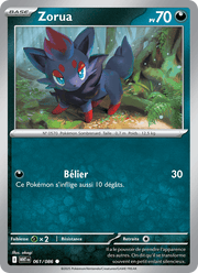 Zorua 061/173 Pokémon Flamme Blanche (WHT)