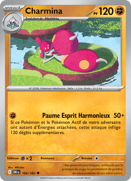 Charmina 100/244 Pokémon Rivalités Destinées (EV10)