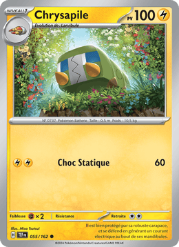 Chrysapile 055/218 Pokémon Forces Temporelles (EV05)