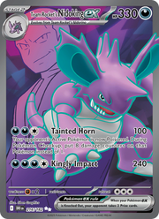 Nidoking-ex de la Team Rocket 216/244 — Pokémon Rivalités Destinées (EV10)