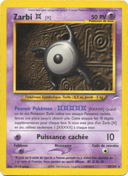 Zarbi X 30/113 Pokémon Neo Destiny (N4)
