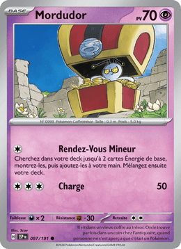 Mordudor 097/252 Pokémon Étincelles Déferlantes (EV08)