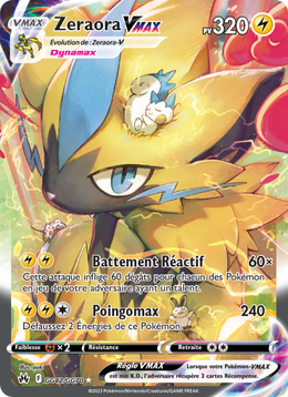 Zeraora VMAX GG42/230 — Pokémon Zénith Suprême (CRZ)
