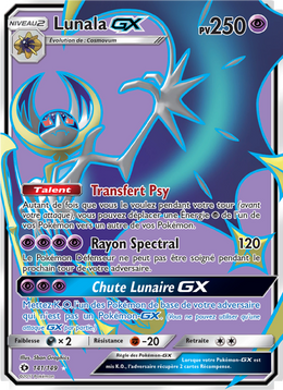 Lunala GX 141/163 — Pokémon Soleil et Lune (SUM)