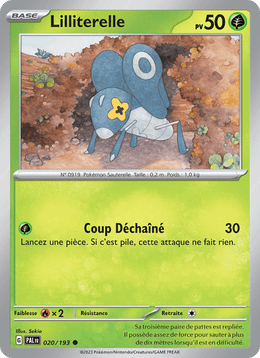 Lilliterelle 020/279 Pokémon Évolutions à Paldea (EV02)