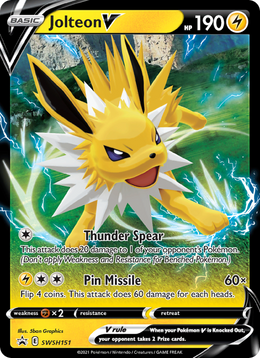 Voltali V SWSH151/PROMO — Pokémon Promo Épée et Bouclier (SWSHP)