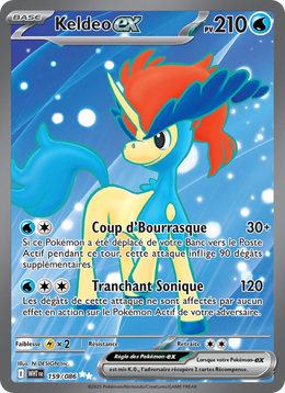 Keldeo-ex 159/86 — Pokémon Flamme Blanche (WHT)