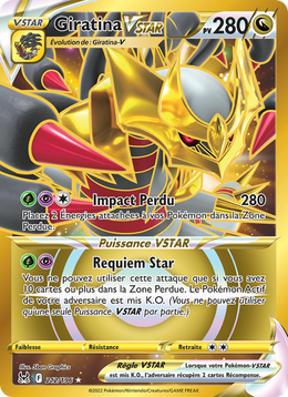 Giratina VSTAR 212/247 — Pokémon Origine Perdue (LOR)