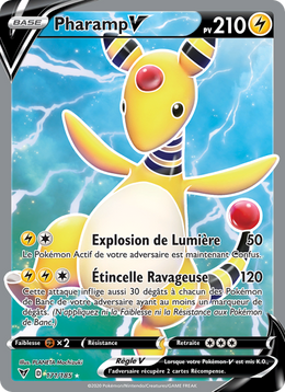 Pharamp V 171/203 Pokémon Voltage Éclatant