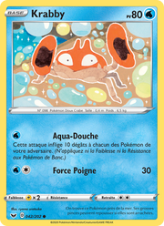 Krabby 42/216 Pokémon Épée et Bouclier