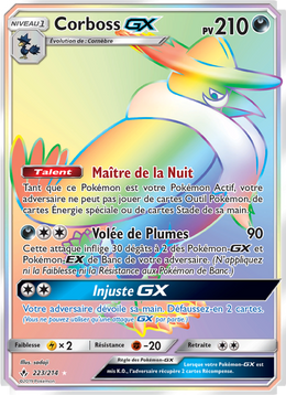 Corboss GX 223/234 — Pokémon Alliance Infaillible (UNB)