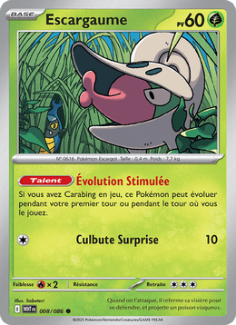 Escargaume 008/173 Pokémon Flamme Blanche (WHT)