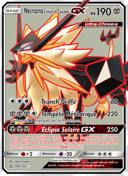 Necrozma Crinière du Couchant GX 145/173 — Pokémon Ultra-Prisme (UPR)