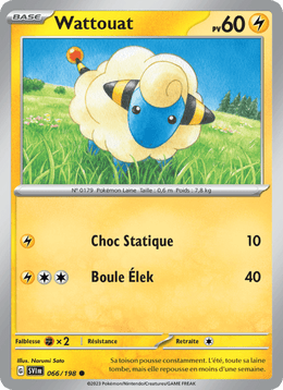 Wattouat 066/258 Pokémon Écarlate et Violet (EV01)
