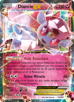 Diancie EX 72/129 — Pokémon Impact des Destins (FCO)