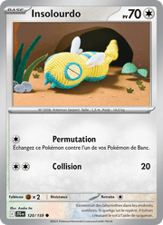 Insolourdo 120/190 Pokémon Aventures Ensemble (EV09)