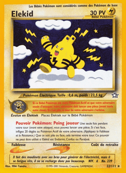 Elekid 22/111 Pokémon Neo Genesis (N1)