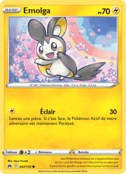 Emolga 047/160 Pokémon Zénith Suprême (CRZ)