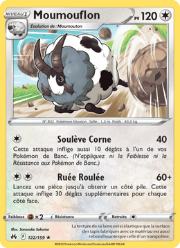 Moumouflon 122/160 Pokémon Zénith Suprême (CRZ)