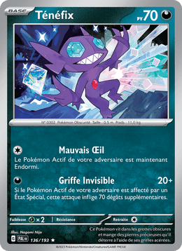 Ténéfix 136/279 Pokémon Évolutions à Paldea (EV02)