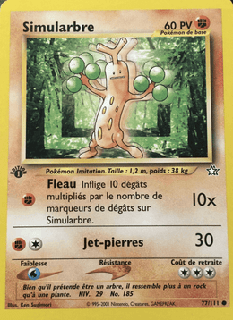 Simularbre 77/111 Pokémon Neo Genesis (N1)