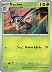Gambex 016/175 Pokémon Couronne Stellaire (EV07)
