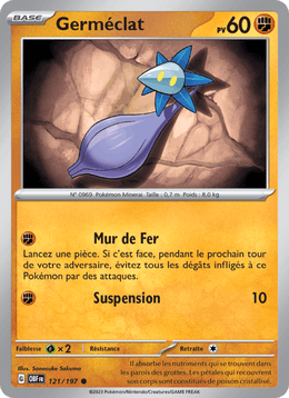 Germéclat 121/230 Pokémon Flammes Obsidiennes (EV03)