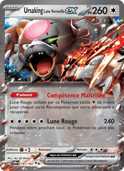 Ursaking Lune Vermeille-ex 141/226 Pokémon Mascarade Crépusculaire (EV06)