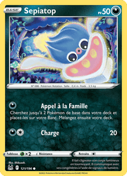 Sepiatop 121/217 Pokémon Origine Perdue (LOR)