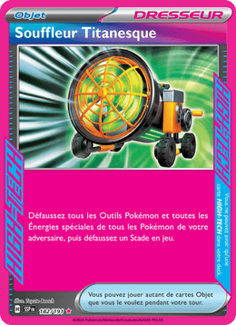 Souffleur Titanesque 182/252 Pokémon Étincelles Déferlantes (EV08)