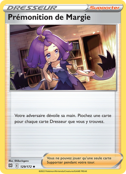 Prémonition de Margie 129/216 Pokémon Stars Étincelantes