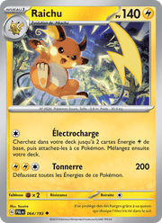Raichu 064/279 Pokémon Évolutions à Paldea (EV02)