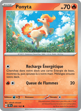 Ponyta 026/218 Pokémon Forces Temporelles (EV05)