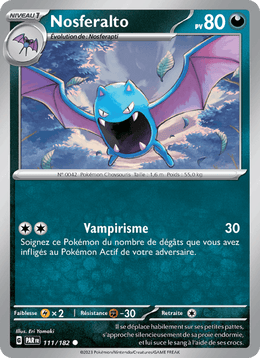 Nosferalto 111/266 Pokémon Faille Paradoxe (EV04)