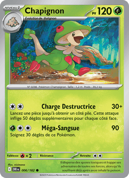 Chapignon 006/244 Pokémon Rivalités Destinées (EV10)