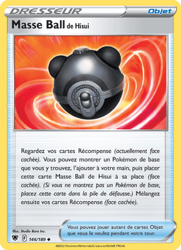 Masse Ball de Hisui 146/216 Pokémon Astres Radieux (ASR)