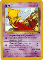 Abra 49/83 Pokémon Team Rocket (RO)