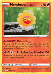 Morphéo Forme Solaire 22/233 Pokémon Règne de Glace (CRE)