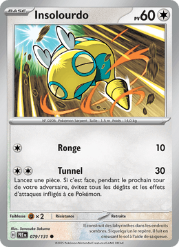 Insolourdo 079/180 Pokémon Évolutions Prismatiques (EV8.5)