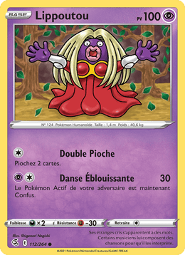 Lippoutou 112/284 Pokémon Poing de Fusion (FST)