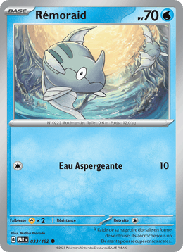 Rémoraid 033/266 Pokémon Faille Paradoxe (EV04)