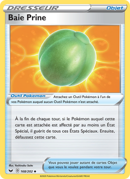 Baie Prine 168/216 Pokémon Épée et Bouclier